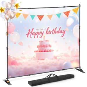 Aluminijski teleskopski stalak za pozadine DM-ABS, prilagodljiv sustav 20 × 20 cm ili 20 × 25 cm, idealan za blagdanska događanja