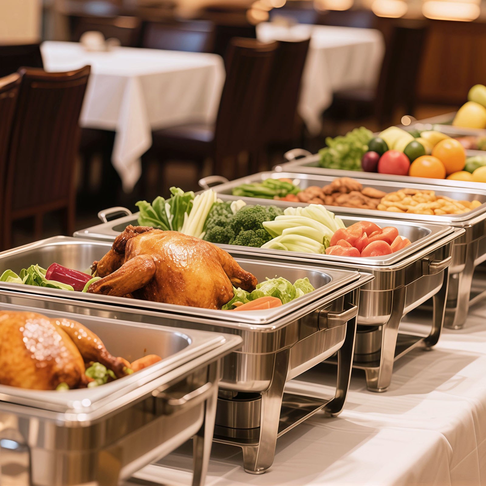 Gastronorm posude – hotelska tava GN 1/2, set od 4 kom, 3,8 l, dubina 6,35 cm, nehrđajući čelik, višekratno, za catering, restorane, buffet i zabave - Slika 8