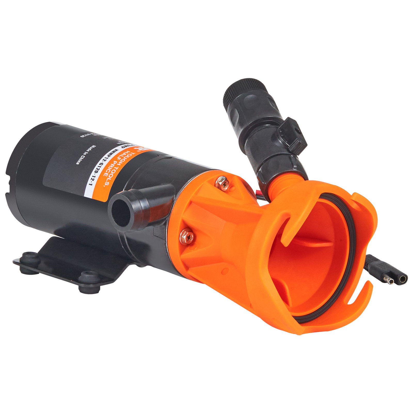 Prijenosna 12 V pumpa za otpadne vode (45 l/min) sa sjeckalicom, brzim priključkom, metalnom stezaljkom za crijevo i kabelom za napajanje – za kamper, brod i plovila - Slika 9