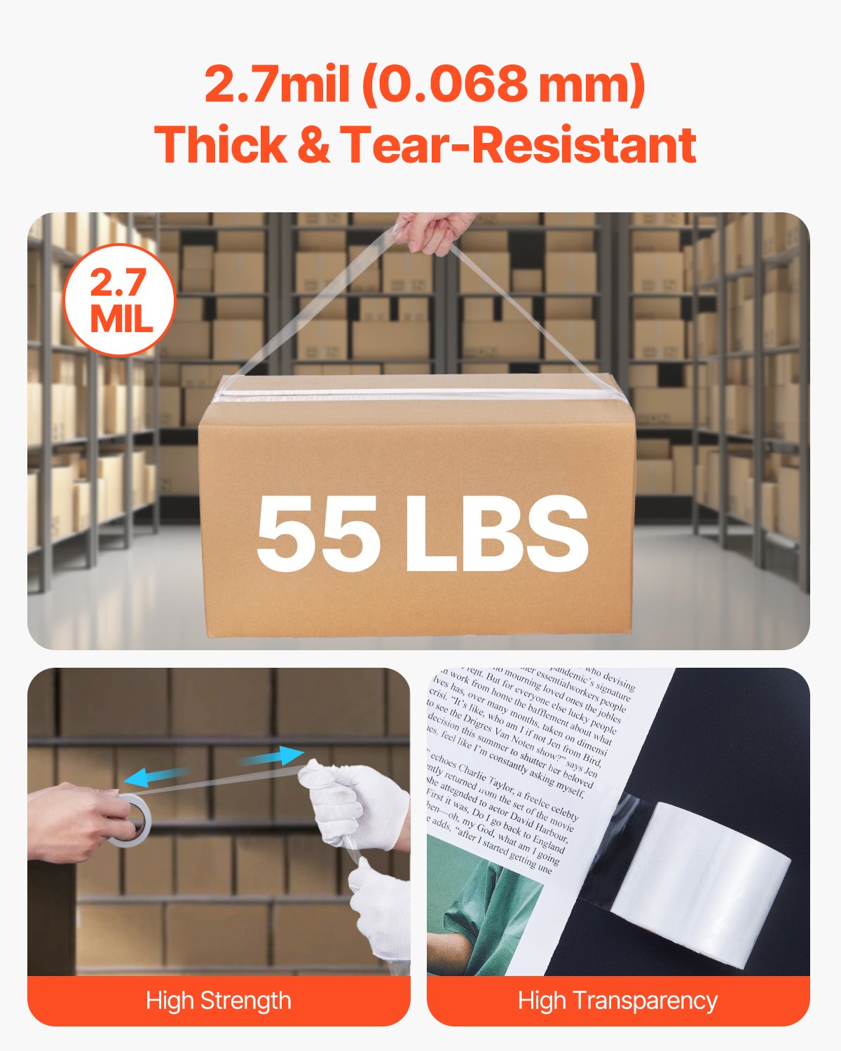 Pakirna traka – set od 6, 22,86 m, s dozatorom, debljina 0,068 mm - Slika 4