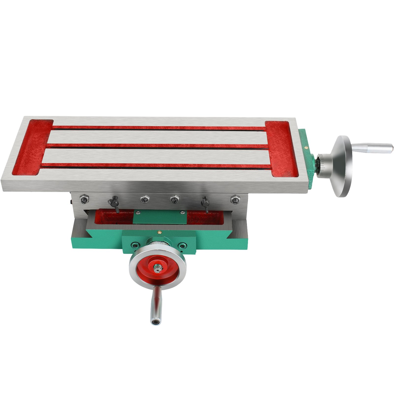 Križni glodalni stol 450 × 170 mm, 30 kg – 2 osi, 4 smjera, univerzalan radni stol za stupačne bušilice i glodalice - Slika 11